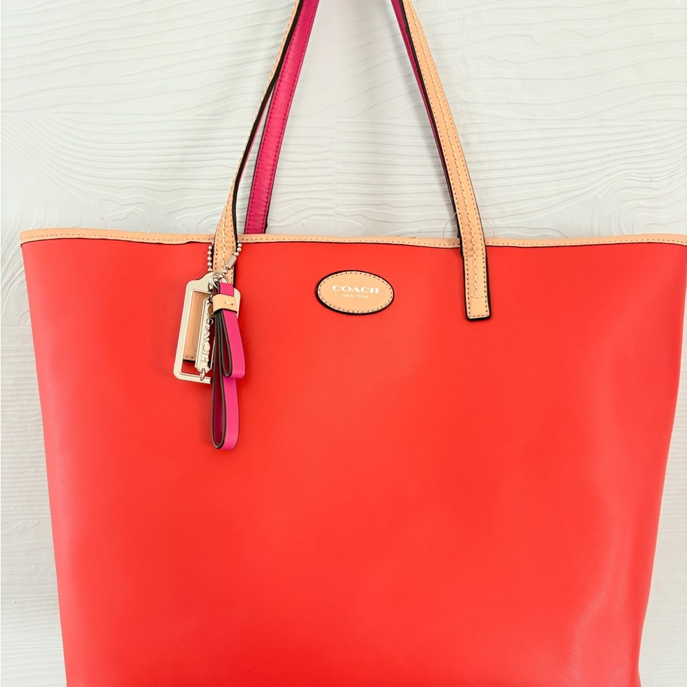 Coach Fuchsia Metro Park Tote.